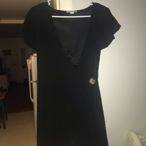 Large wrap around dress
